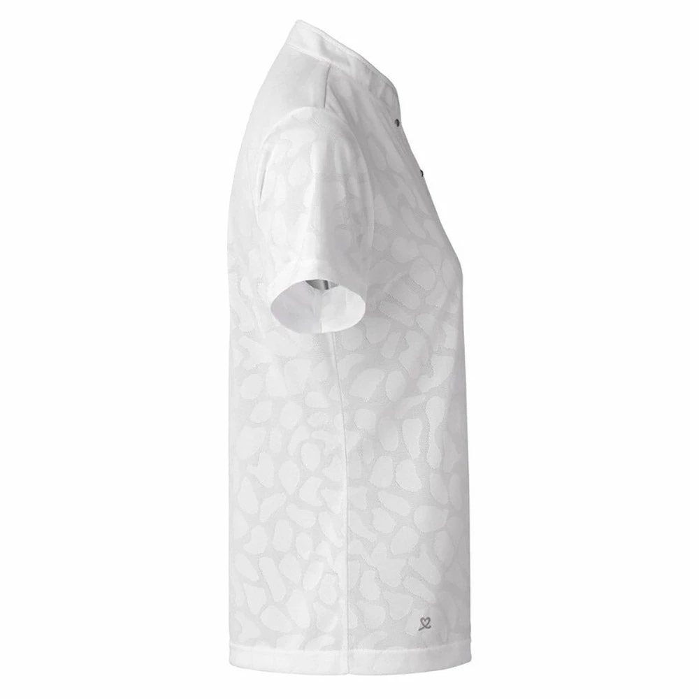 Daily Sports Uma White Womens Short Sleeve Golf Polo 2 Daily Sports Uma White Womens Short Sleeve Golf Polo - Image 2