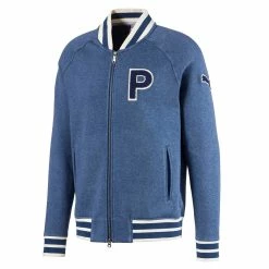 PUMA Golf Puma Varsity Fleece Mens Golf Jacket
