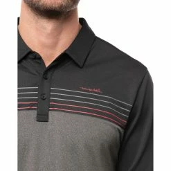 TravisMathew Cainsville Mens Golf Polo -Clubs Shop 11611 BLACK 2 856babf4 6951 4876 9272 b62f2b34c156
