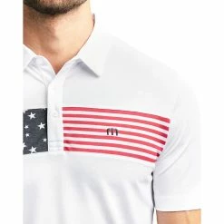 TravisMathew Sea To Sea White Mens Golf Polo -Clubs Shop 12285 WHITE1WHT 2