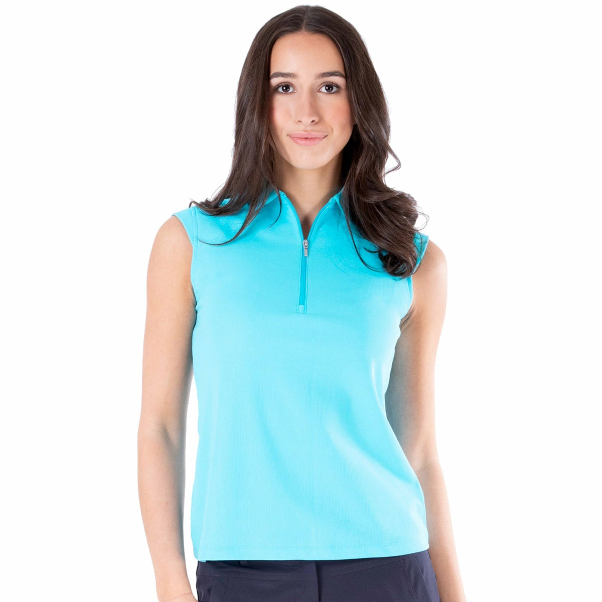 NVO Nikki Womens Sleeveless Golf Polo 1 NVO Nikki Womens Sleeveless Golf Polo