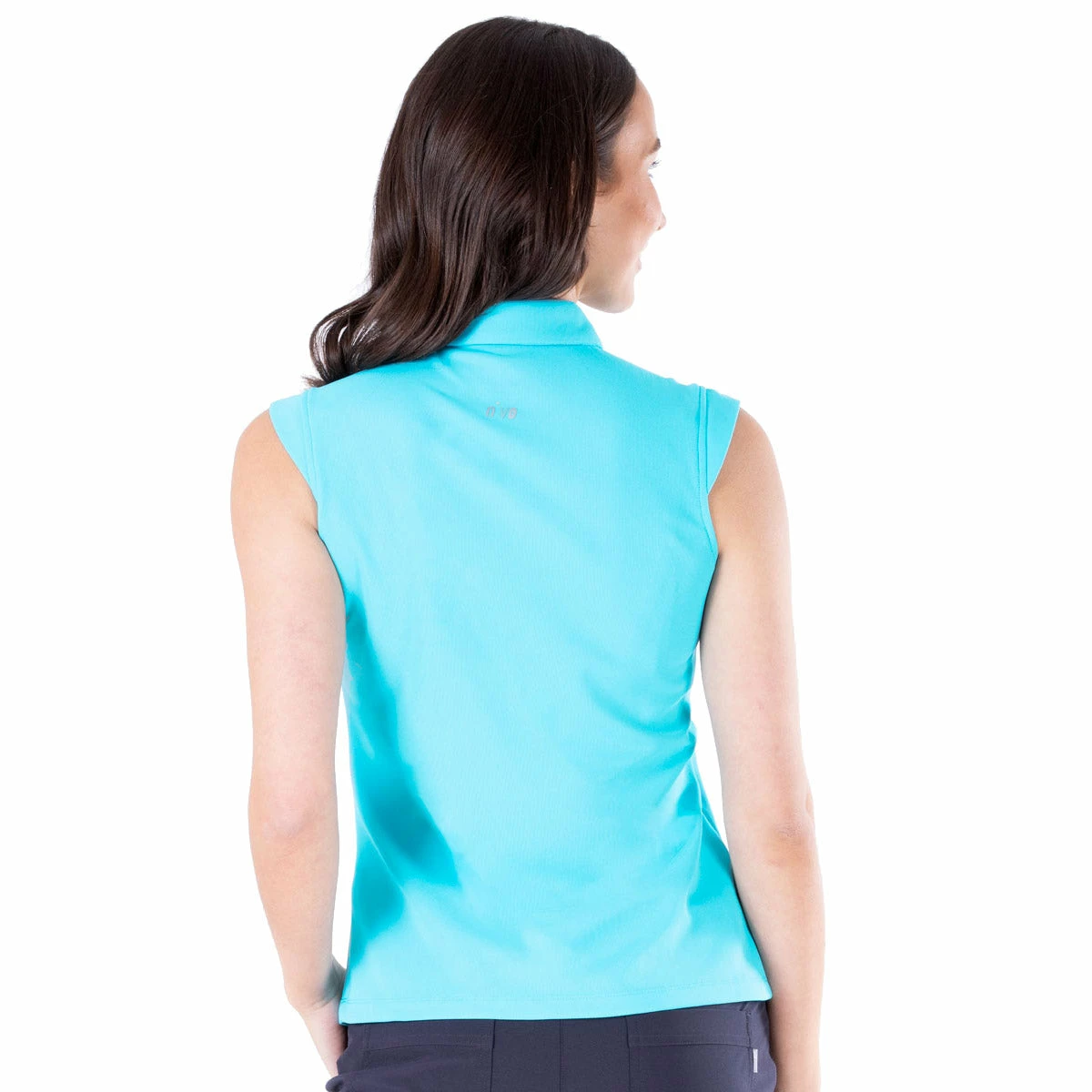 NVO Nikki Womens Sleeveless Golf Polo 2 NVO Nikki Womens Sleeveless Golf Polo - Image 2