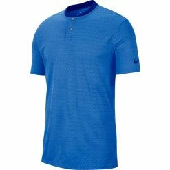 Nike Golf Nike Dri Fit Vapor Textured Blade Mens Golf Polo -Clubs Shop 13131 402PACIFICBLU