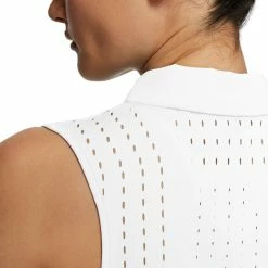 Nike Golf Nike Dri-FIT Ace Womens Sleeveless Golf Polo -Clubs Shop 13293 100WHITE 3