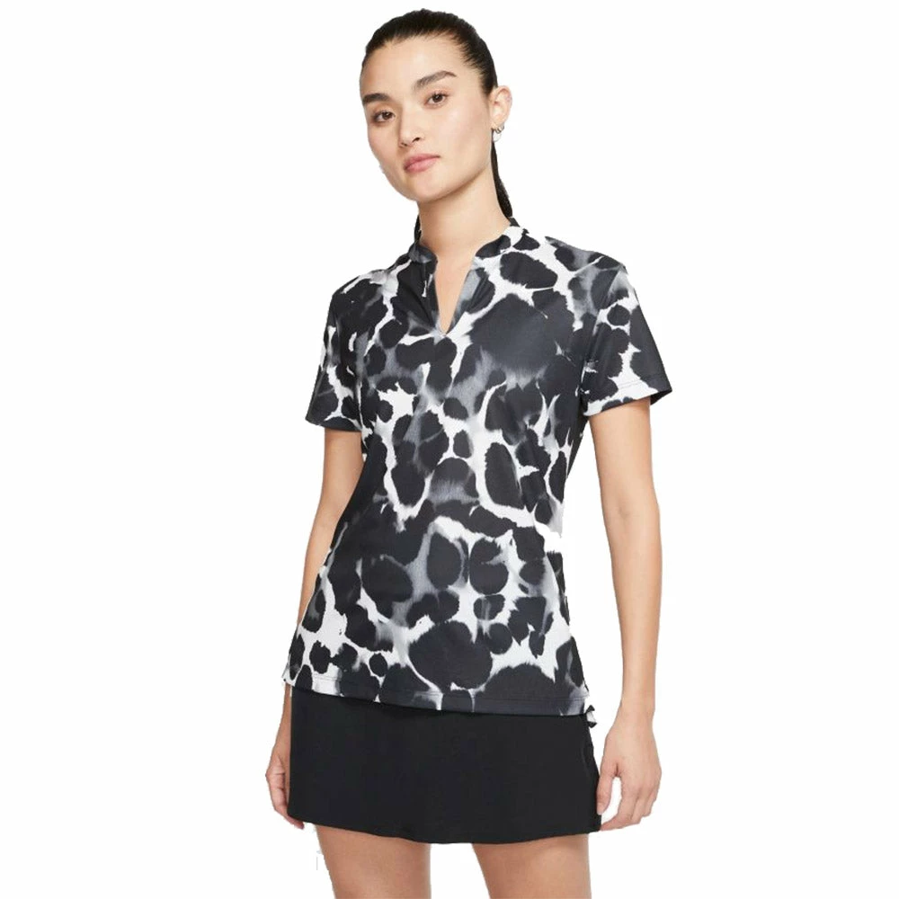 Nike Golf Nike Dri Fit Victory Printed Womens Golf Polo 1 Nike Golf Nike Dri Fit Victory Printed Womens Golf Polo