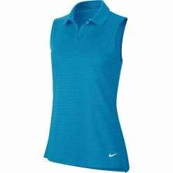 Nike Golf Nike Dri Fit Victory Sleeveless Texture OLC Womens Golf Polo 9 Nike Golf Nike Dri Fit Victory Sleeveless Texture OLC Womens Golf Polo -Clubs Shop 13308 446LASERBLUE