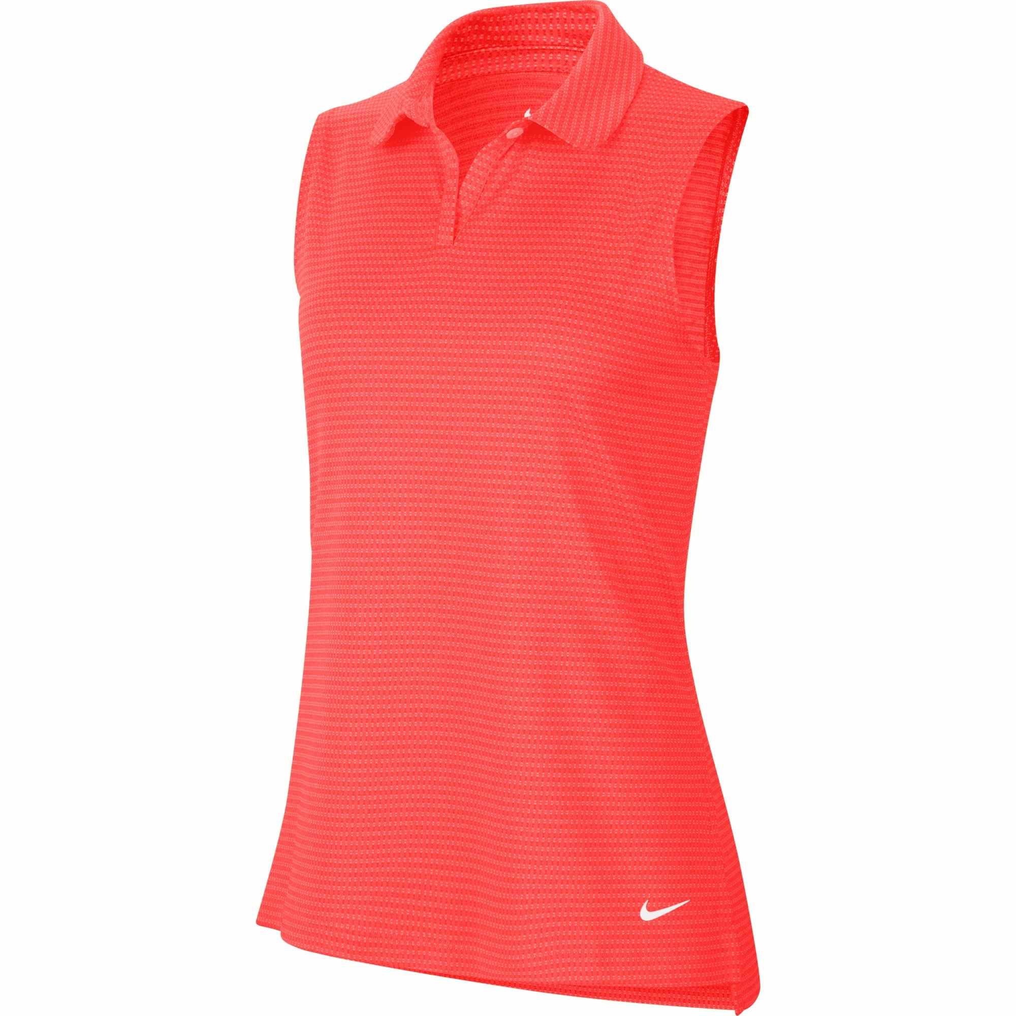 Nike Golf Nike Dri Fit Victory Sleeveless Texture OLC Womens Golf Polo 1 Nike Golf Nike Dri Fit Victory Sleeveless Texture OLC Womens Golf Polo