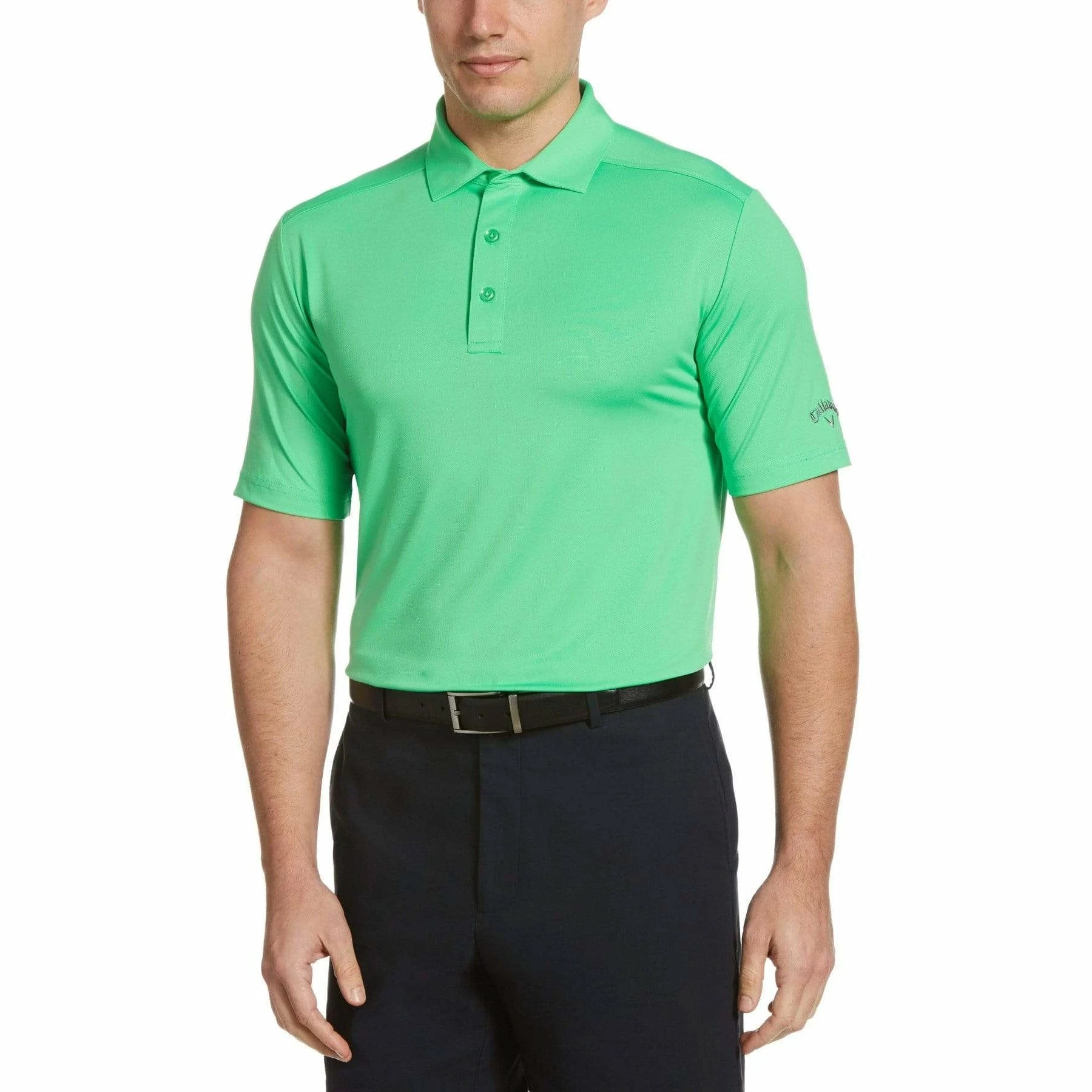 Callaway Cooling Micro Hex Mens Golf Polo 1 Callaway Cooling Micro Hex Mens Golf Polo