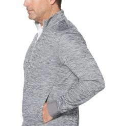 Callaway Dual Action Mens Golf 1/2 Zip -Clubs Shop 17879 MEDGREYHTHR 1