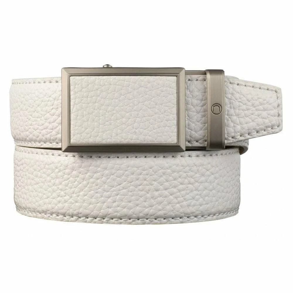 Nexbelt Go-In Pebble Grain Winner White V.4 Mens Belt 1 Nexbelt Go-In Pebble Grain Winner White V.4 Mens Belt