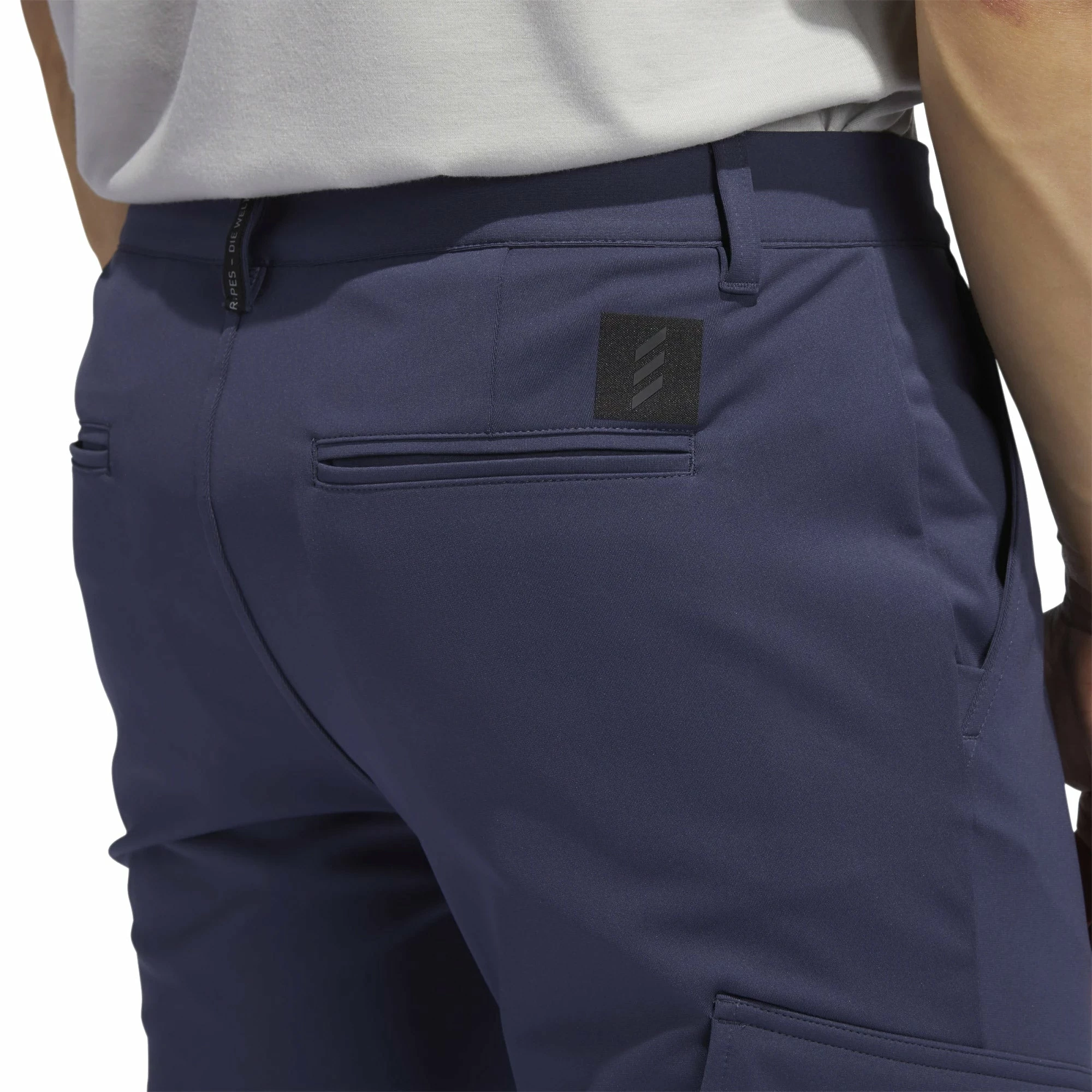 Adidas Golf Adidas Adicross Warp Knit Midnight Grey Mens Golf Joggers 2 Adidas Golf Adidas Adicross Warp Knit Midnight Grey Mens Golf Joggers - Image 2