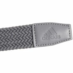 Adidas Golf Adidas Braided Stretch Grey Mens Golf Belt -Clubs Shop 18703 GREY 2