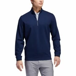 Adidas Golf Adidas Adipure Modern Tech Navy Mens Golf 1/4 Zip