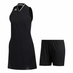 Adidas Golf Adidas 3-Stripes Sports Womens Golf Dress -Clubs Shop 18769 BLACK 3 1161fb84 32f0 4272 8be2 22c464699a9c