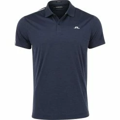 J.Lindeberg J. Lindeberg Flinn Amer Fit Mens Golf Polo -Clubs Shop 19472 NAVYWHITE