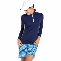 Kinona Keep It Covered Womens Golf 1/4 Zip -Clubs Shop 19679 NAVYBLUE224 a80cd944 207d 4fc5 b8a6 67b7e671c4dd