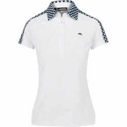 J.Lindeberg J. Lindeberg Cara Gingham Womens Golf Polo