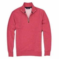 Polo Ralph Lauren Polo Golf Ralph Lauren Fine Gauge Terry Salmon Heather Mens Golf 1/2 Zip