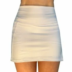Skea Angelic 15in Womens Golf Skort -Clubs Shop 19814 WHITE