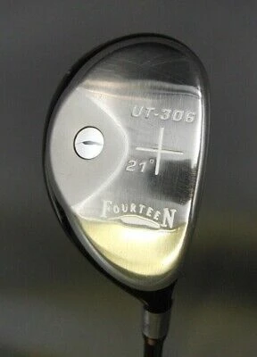 Japanese Fourteen UT-306 21° 3 Hybrid Stiff Graphite Shaft Golf Pride Grip 6 Japanese Fourteen UT-306 21° 3 Hybrid Stiff Graphite Shaft Golf Pride Grip - Image 6