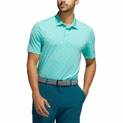 Adidas Golf Adidas Ultimate365 Print Mens Golf Polo