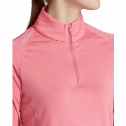 Polo Ralph Lauren RLX Ralph Lauren UV Protection Antique Rose Womens Golf 1/4 Zip -Clubs Shop 20198 ANTIQROSE002 2