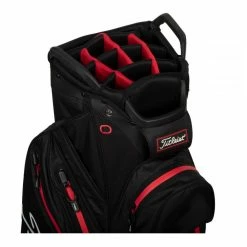 Titleist StaDry 14 Golf Cart Bag TB21CT7 -Clubs Shop 2021 cart 14 stadry black black red 06 131