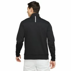 Nike Golf Nike Dri-FIT Player Mens Golf 1/2 Zip -Clubs Shop 20446 BLACK010 1