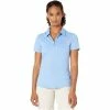 Adidas Golf Adidas Advantage Glow Blue Womens Golf Polo