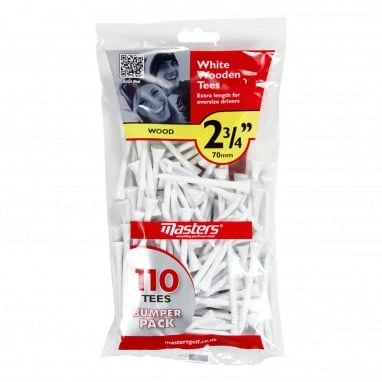 Masters 2 3/4″ Wooden Tees (110 Pack) 1 Masters 2 3/4″ Wooden Tees (110 Pack)