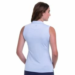 EP NY EP New York Convertible Mock Zip Womens Golf Polo -Clubs Shop 21499 BLUEEYES0425 1