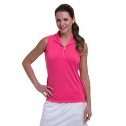 EP NY EP New York Convertible Mock Zip Womens Golf Polo -Clubs Shop 21499 FRUITPNCH6076