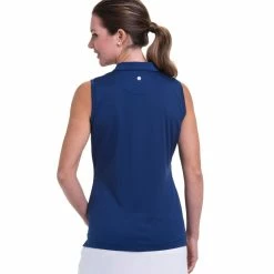EP NY EP New York Convertible Mock Zip Womens Golf Polo -Clubs Shop 21499 INKY4060 1
