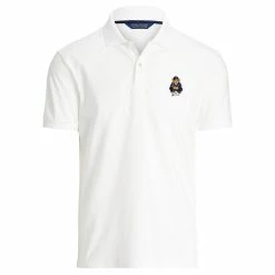 Polo Ralph Lauren Polo Lightweight Performance Stretch Mesh With Bear Embroidered Mens Golf Polo