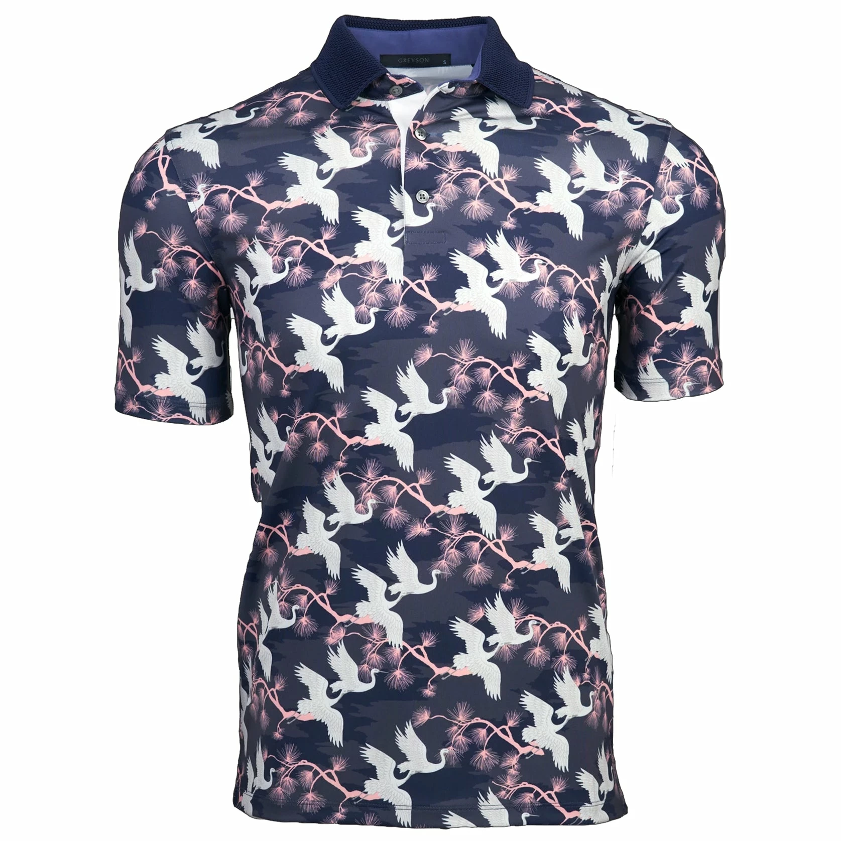 Greyson Audubon Mens Golf Polo 1 Greyson Audubon Mens Golf Polo