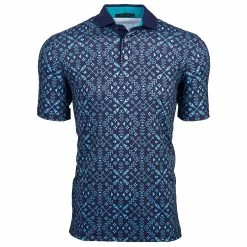 Greyson Sticks Feathers And Stones Mens Golf Polo 2021
