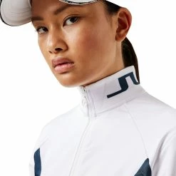J.Lindeberg J. Lindeberg Therese Mid Layer White Womens Golf Jacket -Clubs Shop 22401 WHITE0000 2 c49f9bac a8bf 4812 af3a b77517faabdd