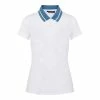 J.Lindeberg J. Lindeberg Nilo White Womens Golf Polo