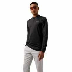 J.Lindeberg J. Lindeberg Bridge Regular Fit Mens Longsleeve Golf Polo