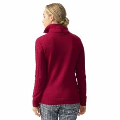Daily Sports Amedine Womens 1/4 Zip Golf Sweater -Clubs Shop 22632 PLUM895 1