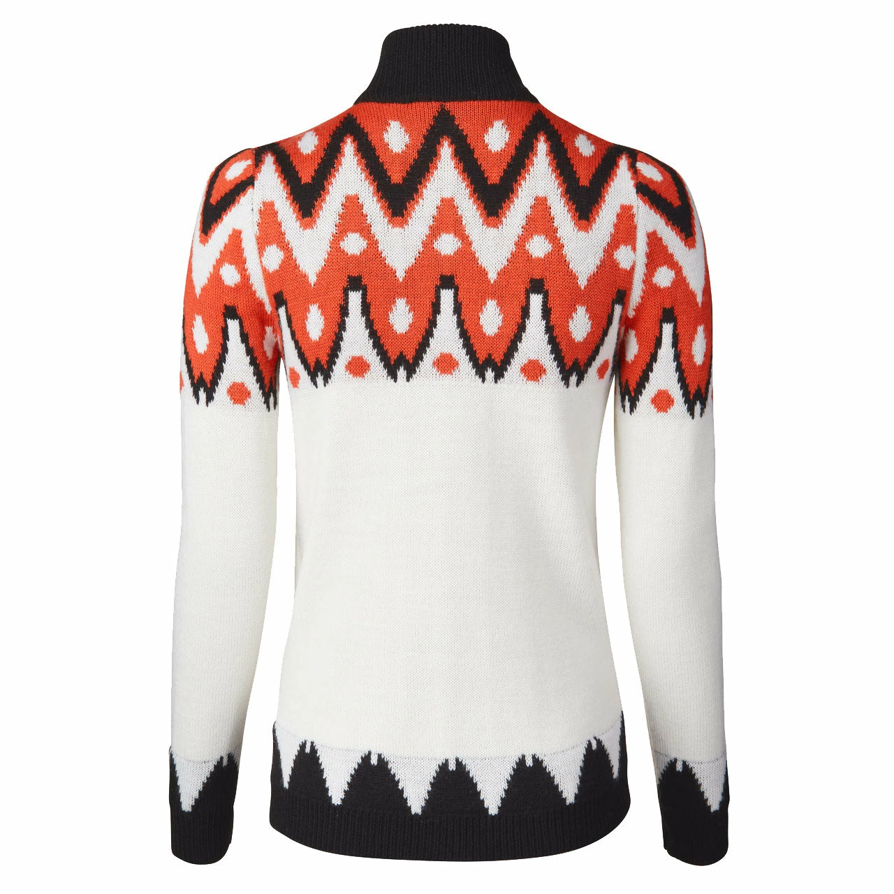 Daily Sports Sandrine White Womens 1/4 Zip Golf Sweater 2 Daily Sports Sandrine White Womens 1/4 Zip Golf Sweater - Image 2