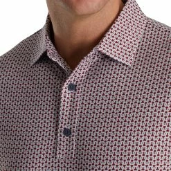 FootJoy Loop Print Lisle Merlot Mens Golf Polo 5 FootJoy Loop Print Lisle Merlot Mens Golf Polo -Clubs Shop 22711 MERLOTWHTGRY 2 8898a863 b909 414a 956a 302702387217