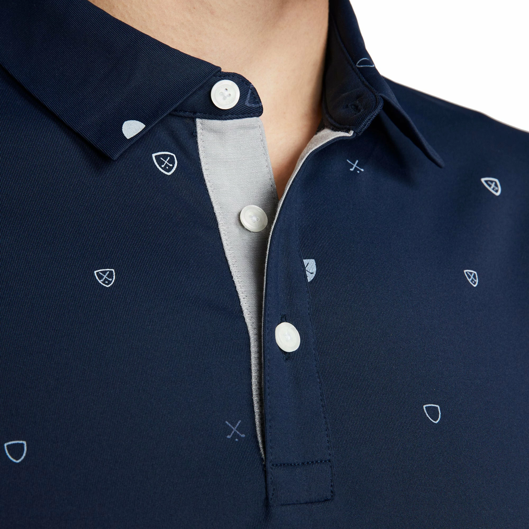 Nike Golf Nike Dri-FIT Player Heritage Print Mens Golf Polo 5 Nike Golf Nike Dri-FIT Player Heritage Print Mens Golf Polo - Image 5