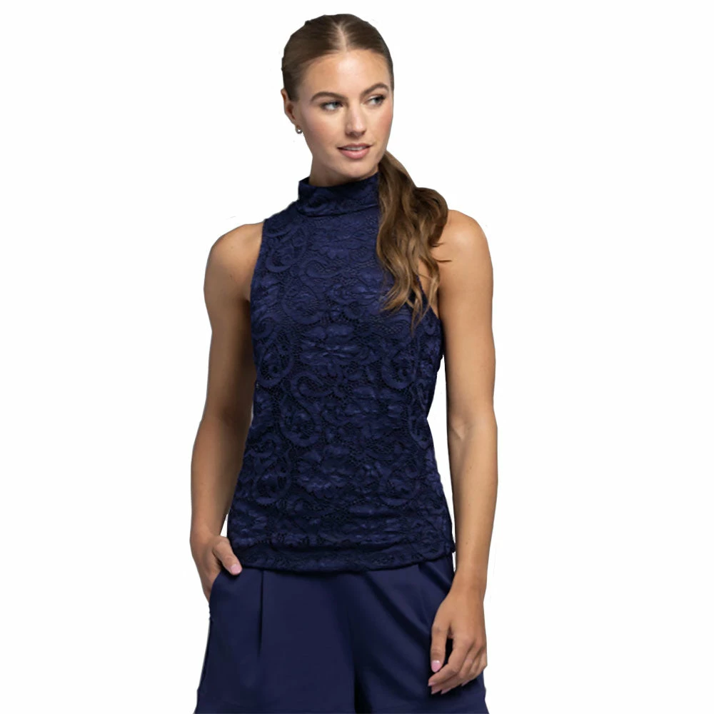 Greyson Scarlett Lennox Lace Mock Neck Womens Top 1 Greyson Scarlett Lennox Lace Mock Neck Womens Top