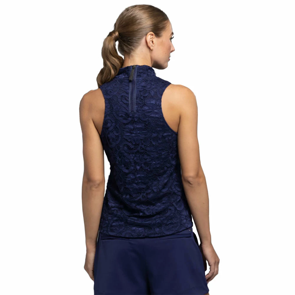 Greyson Scarlett Lennox Lace Mock Neck Womens Top 2 Greyson Scarlett Lennox Lace Mock Neck Womens Top - Image 2