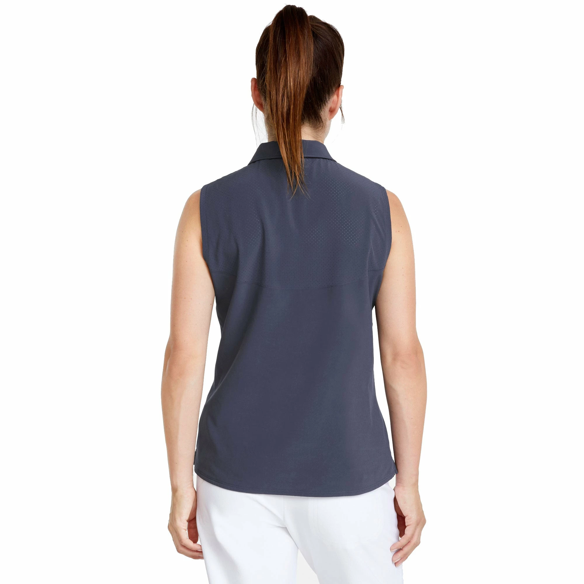 PUMA Golf Puma Harding Womens Sleeveless Golf Polo 6 PUMA Golf Puma Harding Womens Sleeveless Golf Polo - Image 6