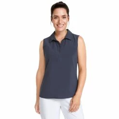 PUMA Golf Puma Harding Womens Sleeveless Golf Polo 16 PUMA Golf Puma Harding Womens Sleeveless Golf Polo -Clubs Shop 23213 NAVYBLAZER03 9c39b900 5d63 4651 a28f f968284ad9bf