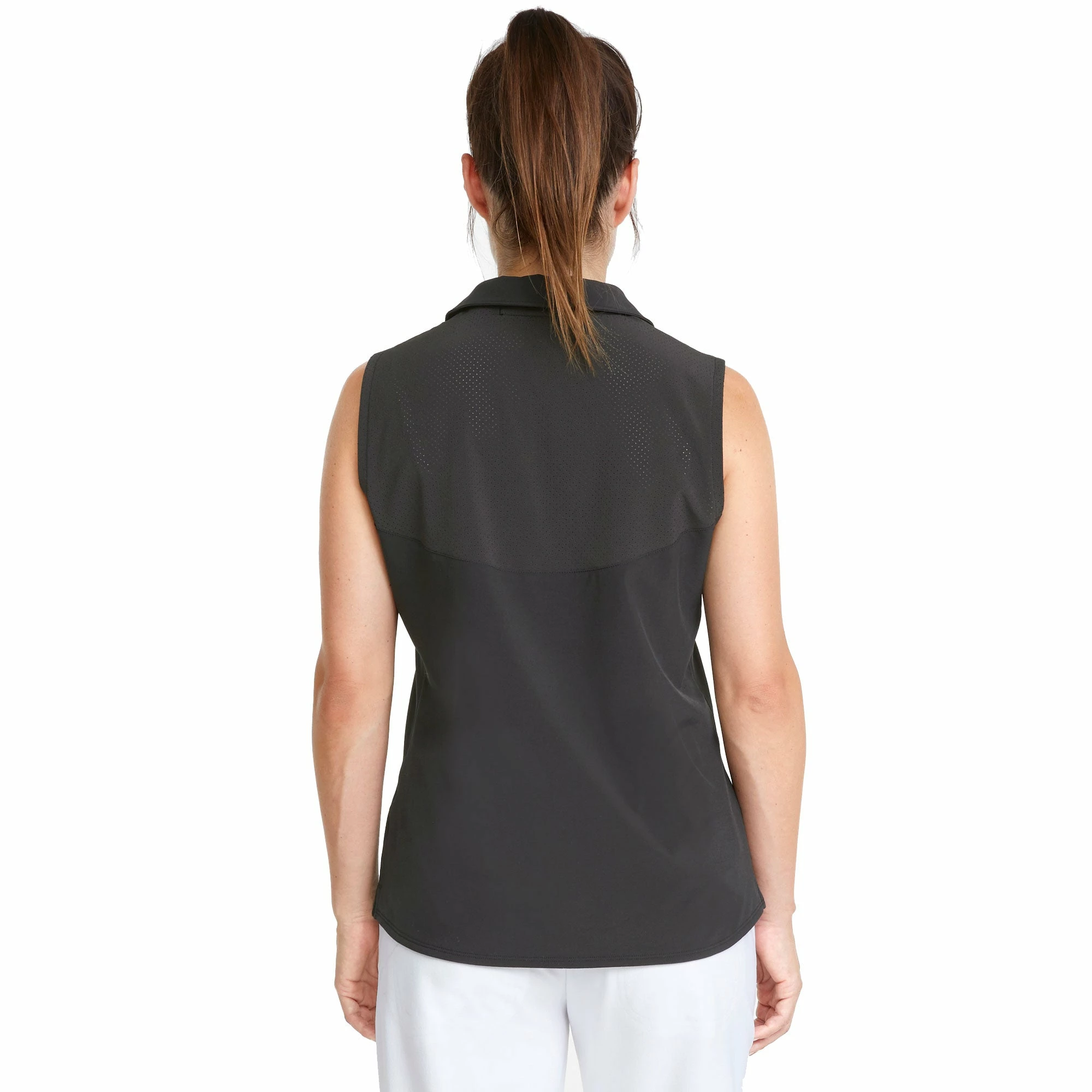 PUMA Golf Puma Harding Womens Sleeveless Golf Polo 8 PUMA Golf Puma Harding Womens Sleeveless Golf Polo - Image 8