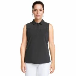 PUMA Golf Puma Harding Womens Sleeveless Golf Polo 18 PUMA Golf Puma Harding Womens Sleeveless Golf Polo -Clubs Shop 23213 PUMABLACK02 d12e7963 617e 4058 a4ca e419c2f90402