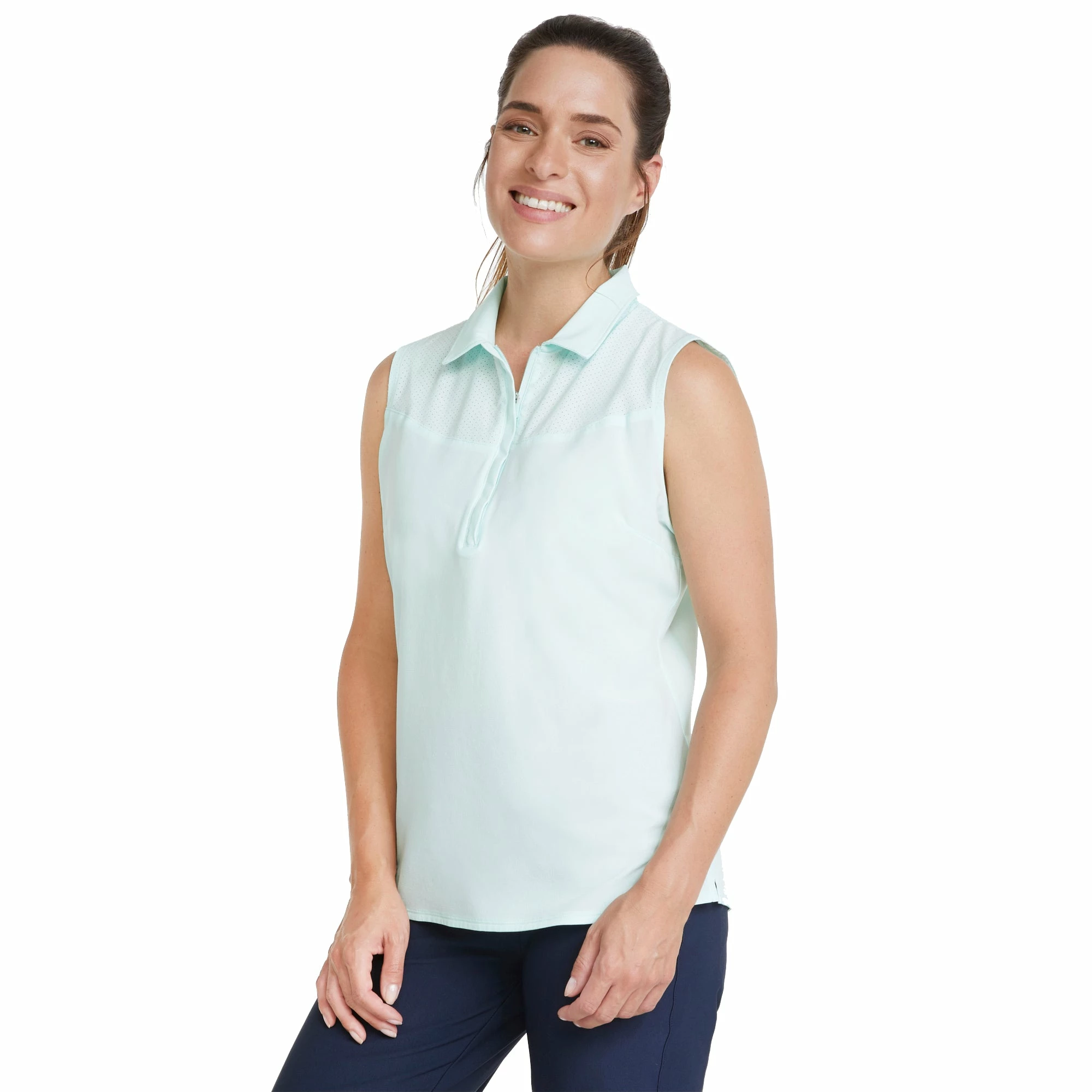 PUMA Golf Puma Harding Womens Sleeveless Golf Polo 11 PUMA Golf Puma Harding Womens Sleeveless Golf Polo - Image 11
